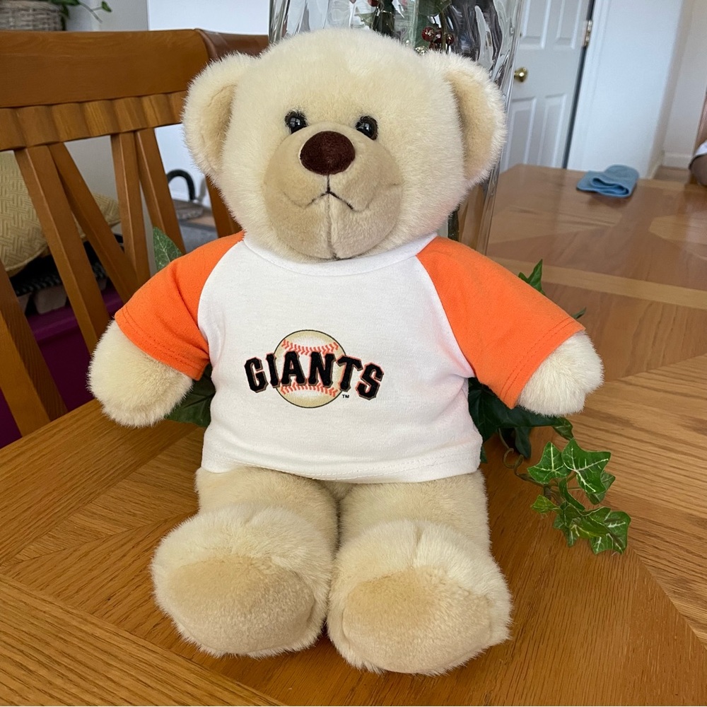 Build A Bear Beige Bear with Giants Shirt